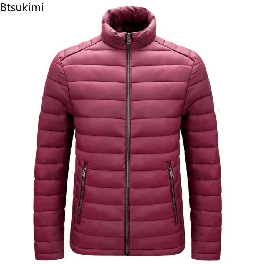 New 2025 Mens Parkas Fashion Autumn Winter Warm Stand Collar Jackets Parkas Coats Casual Windproof Parka Slim Outwear for MenT251107