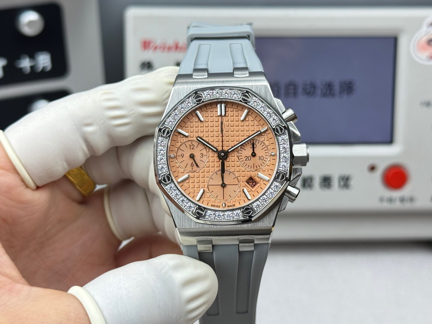 CLF 26231ST ladies watch diameter 37mm with 7750 movement timing function sapphire mirror 316 fine steel case ultra-fine grinding and wire drawing process