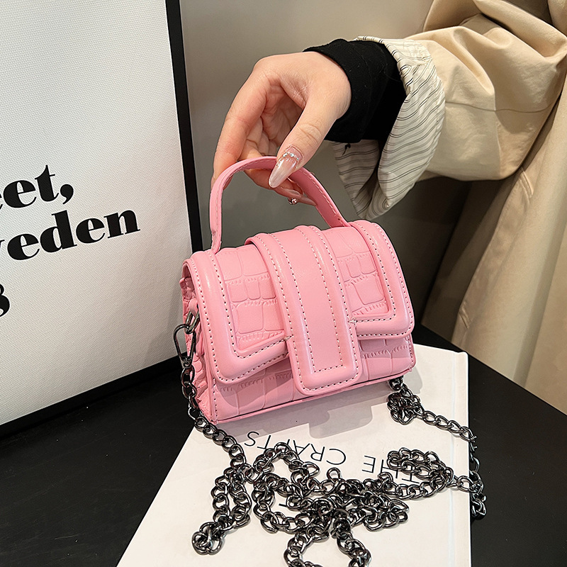 25S Designer Women S Bag Mini Niche Small Square For Women New Trendy And Fashionable Handbag Internet Famous Western Style Commuting Single Shoulder 