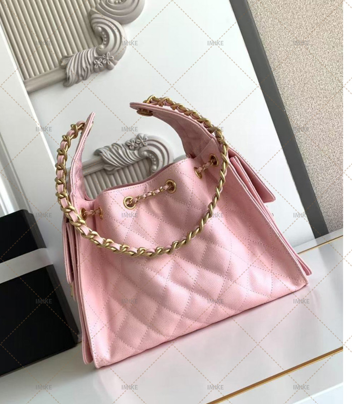 Top Mirror Quality Tote handbag Designer bag Cowhide Hip Hop Bag hobo Underarm Bag Vintage Gold Coin button drawstring bucket Bag Diamond-plaid vintage bag