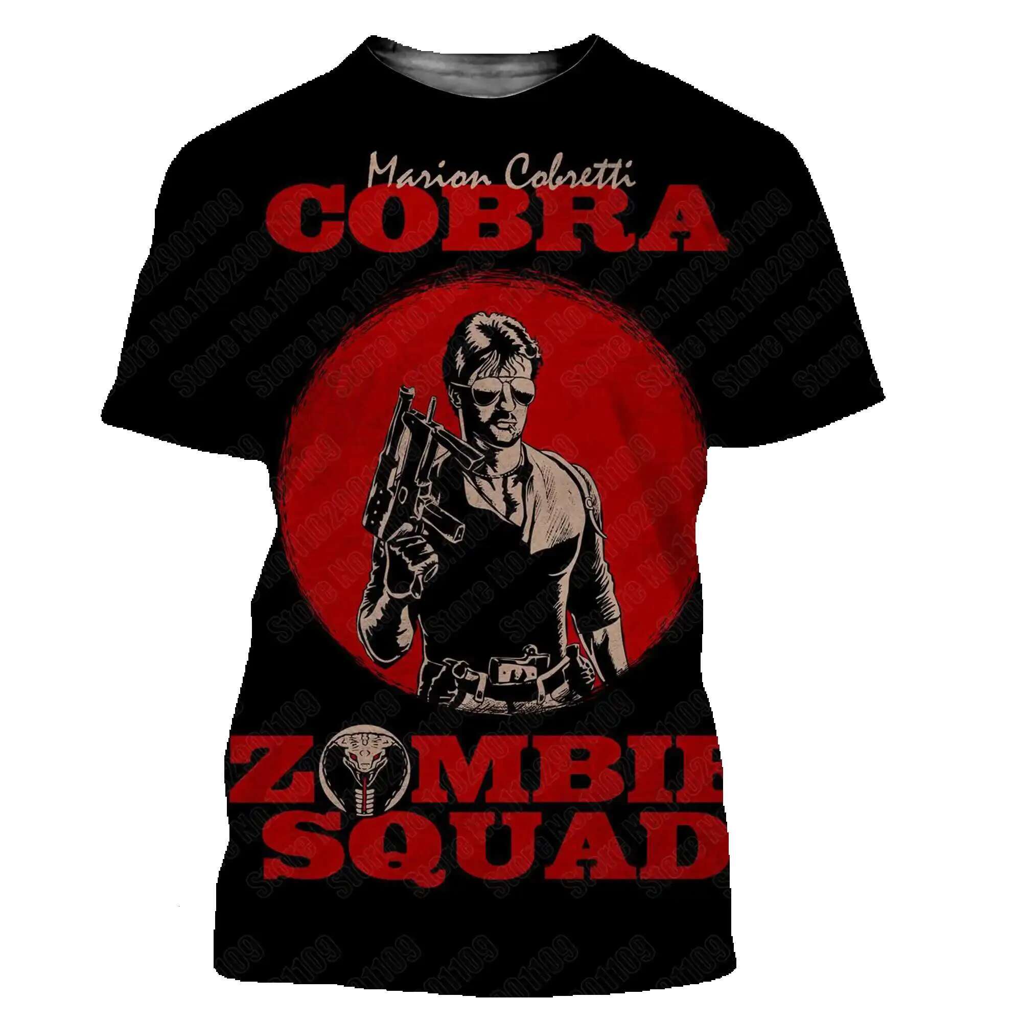 Cobra movie for men and women 3D printed Haruku style T-shirt street clothing summer top