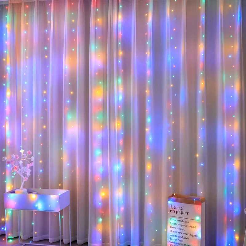 6x3M LED Curtain Icicle String Lights Christmas Fairy Lights garland Outdoor Home For Wedding/Party/Garden Decoration 3M W251107