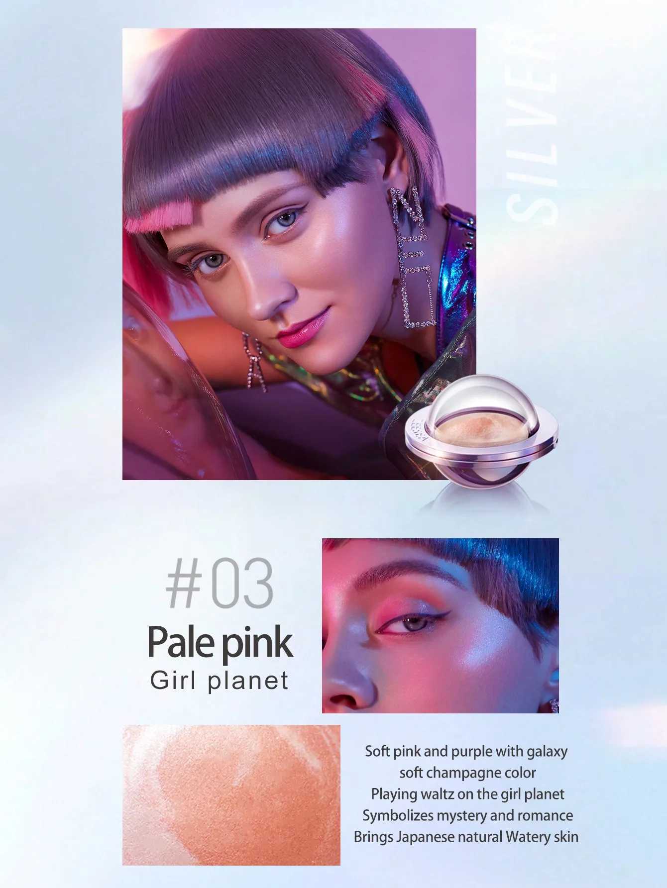 Zeesea Interstellar Highlight Powder Makeup for WomenXJ250407