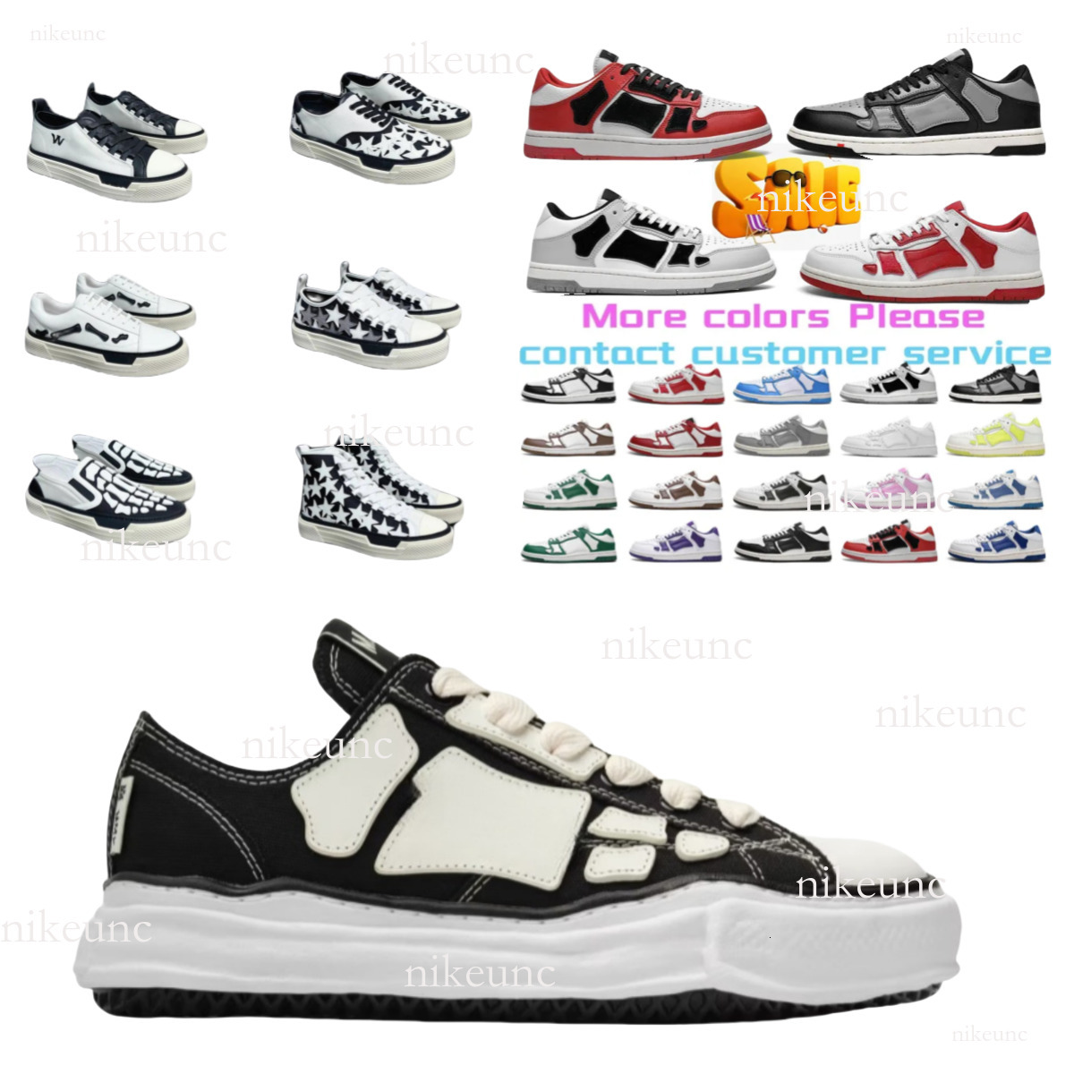 Luxury Shoes AM&MY shoes MA-1 MA-2 Sneakers skeleton running shoes Chunky Platform Trainers Men Women Nubuck Mesh Leather Lace-up Designer Shoe 36-45