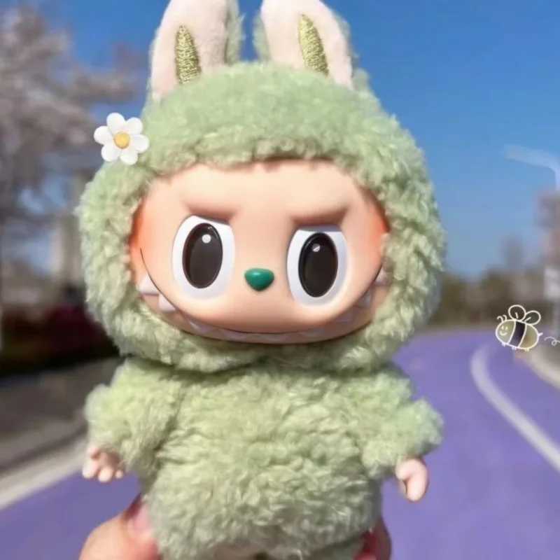New Labubu 17cm Monster Doll Cute Gift Party Friends Multi Color Holiday Surprise Cartoon Decoration Series KeyT250407