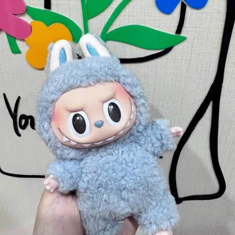 New Labubu 17cm Monster Doll Cute Gift Party Friends Multi Color Holiday Surprise Cartoon Decoration Series KeyT250407