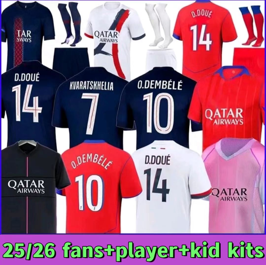 25 26 Soccer Jerseys fans player kidkits 3XL 4XL