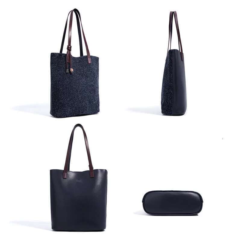 Wholesale Women Sudede Tote Female Fashion Handbag Lady Frosted Split Leather Underarm Shoulder Large Capacity Shopping Bag