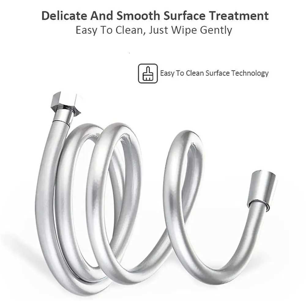 1/15/2m PVC Handheld Shower Hose ible Anti Winding Explosion-proof Water Tube Bathro Faucet Hose Extension Pipe Y251107