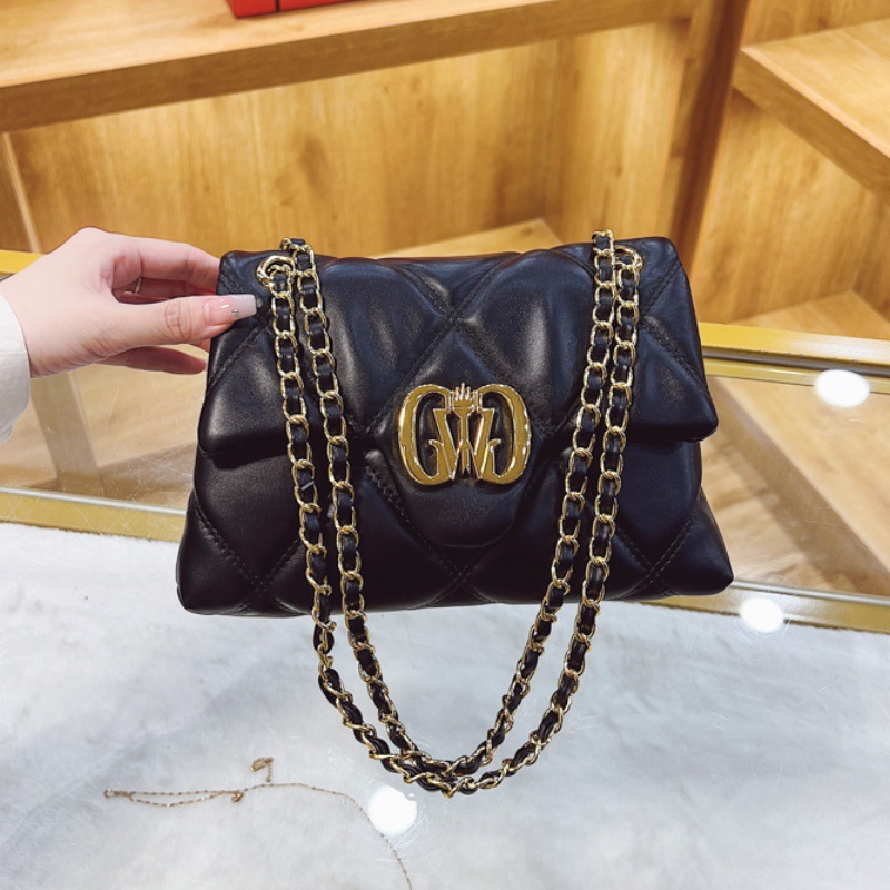 Temperament chain small square bag women's new high-grade explosive single shoulder underarm bag crossbody bag 2025s hot