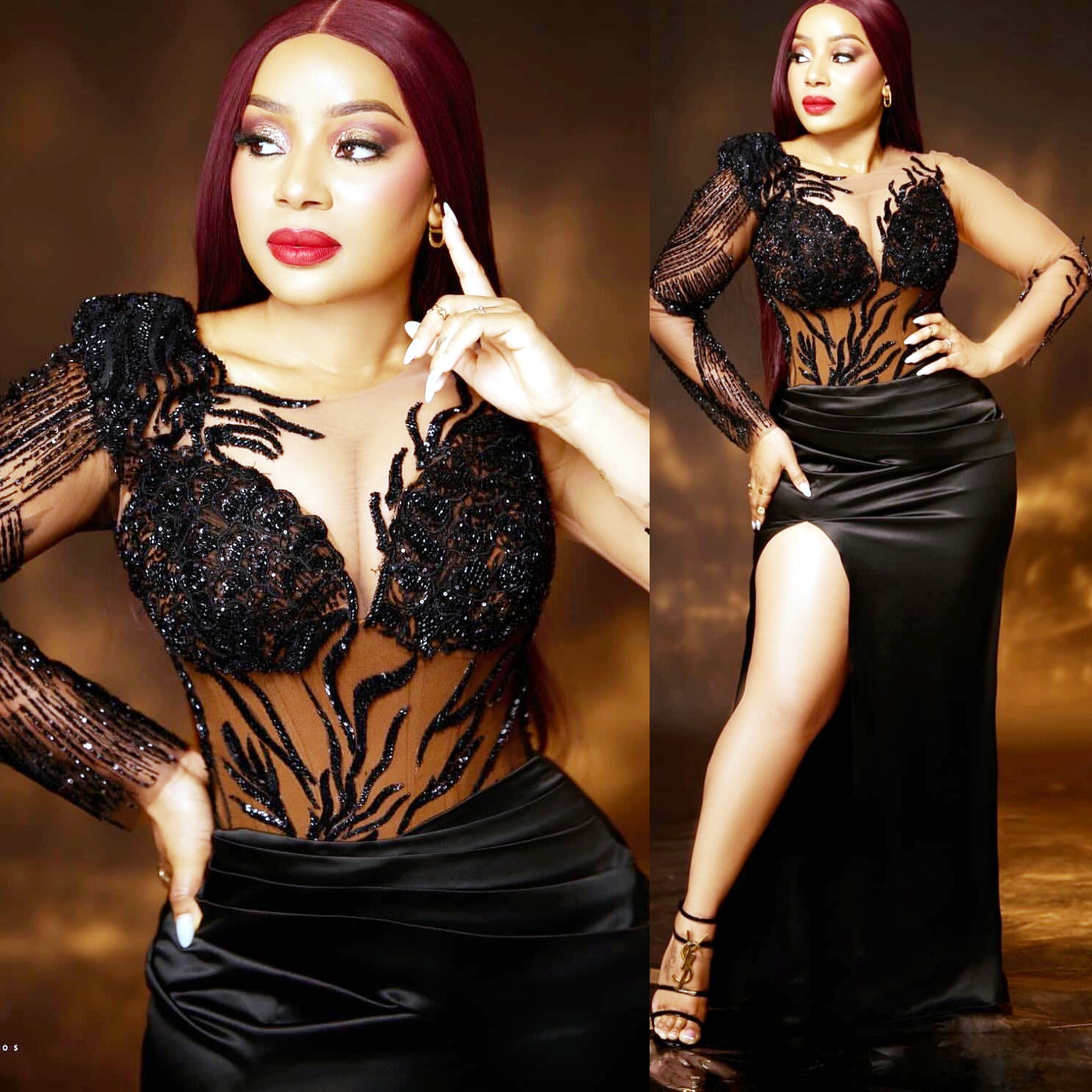 Aso Ebi Sheath Black Prom Dresses 2026 Lace Beaded Satin Sheer Neck Evening Formal Party Second Birthday Engagement Gowns Plus Size Dress For Special 