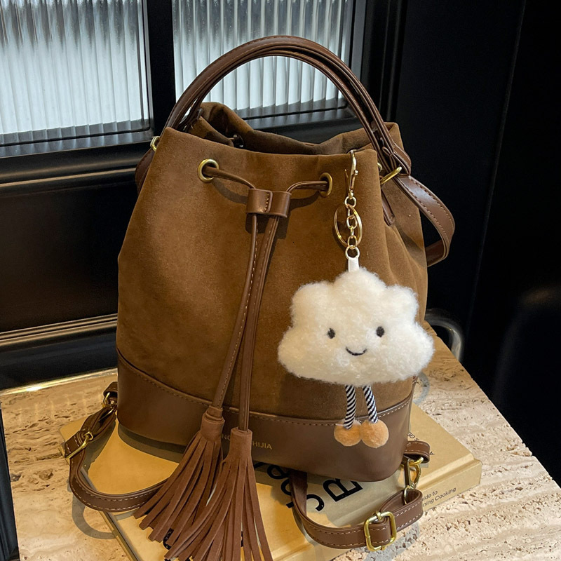 2025S Designer Women S Bag High End Color Blocked Backpack For Women Autumn New Single Shoulder Women S Bag Trendy And Fashionable Hand Held Large Cap