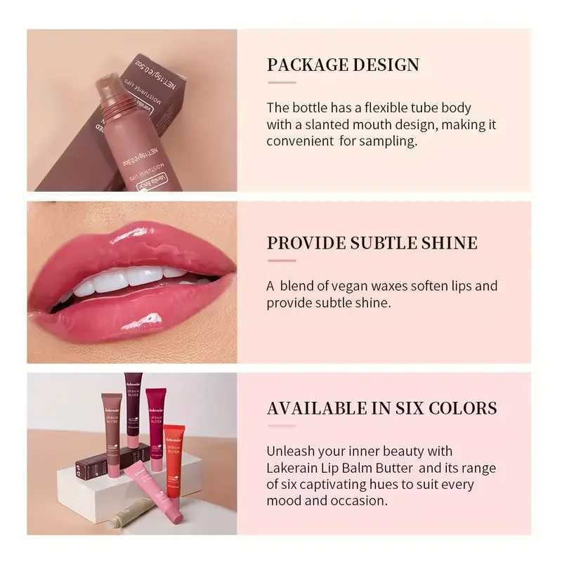 Lipstick - shea butter moisturizing and nourishing lipstick - moisturizing lip care suitable for all skin types -6 colors W250407