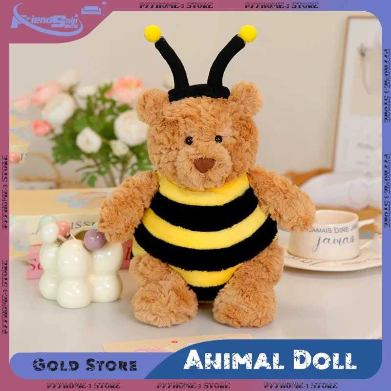 Bee Bear Plush Toy Mini Monkey Stuffed Animal Soft Cartoon Pendant Cute Kawaii Doll Gift Home Room Decoration Birthday Present C251107