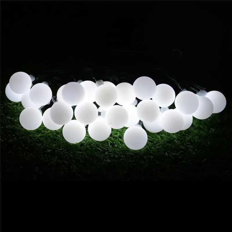 10M 100 LED Globe String Lights Warm White/White Ball Fairy for Party Christmas Wedding New Year Indooroutdoor Decoration W251107