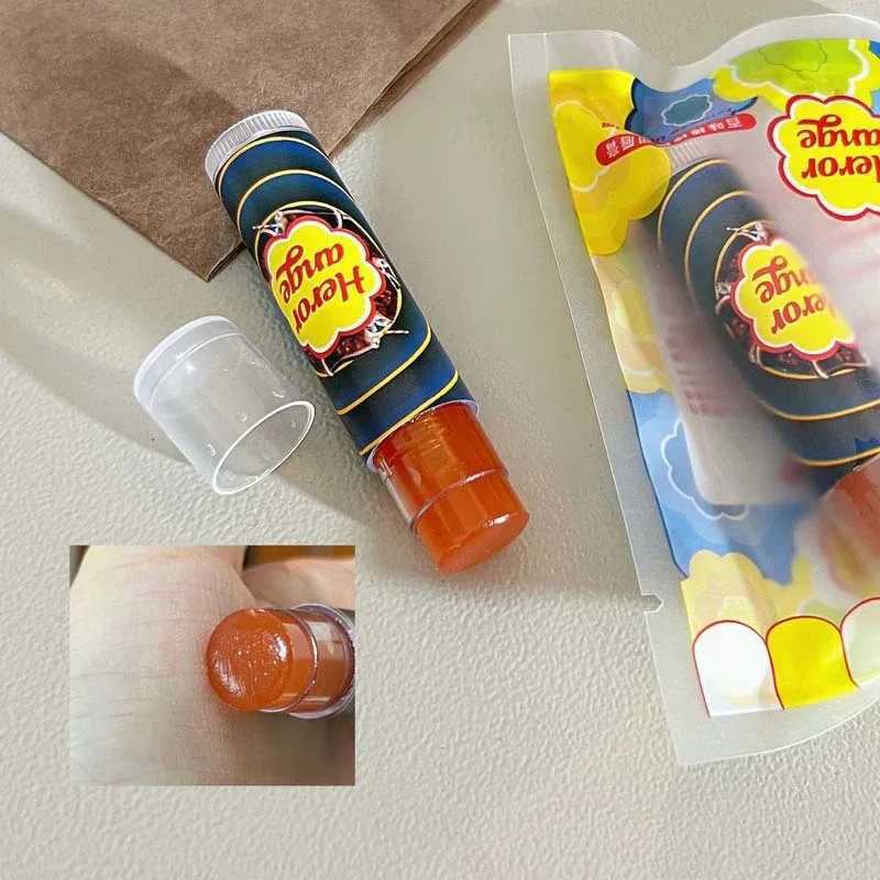 Herorange Fruit Moisturizing lipstick Jelly Light Line Plump Lip Care Colored lipstick Base Colorless Lip Care W250407