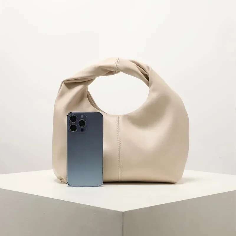 Stylish Twist Square Solid Color Top Clutch Bag Simple And Versatile Commute Bolso Mujer Designer Bags Lady Handbag Purses