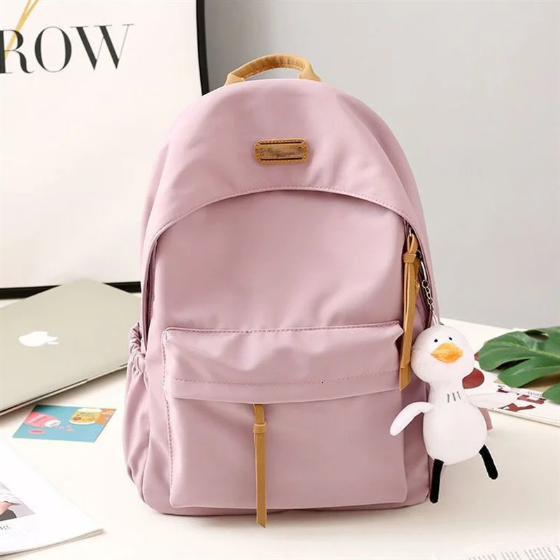 High School Harajuku Ins Versatile School Bag Middle School Students Junior High School Trend Backpack Style Backpack 250402