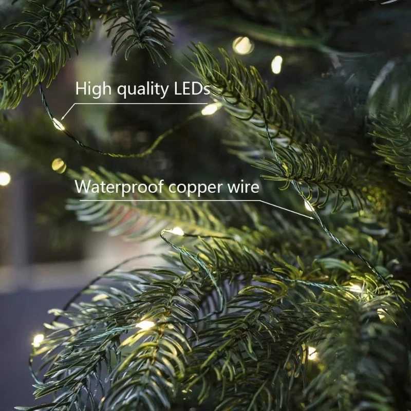 1000LED Fairy String Lights Christmas Garland Outdoor Decor Lights Waterproof with Remote for Tree Street Wedding Party W251107