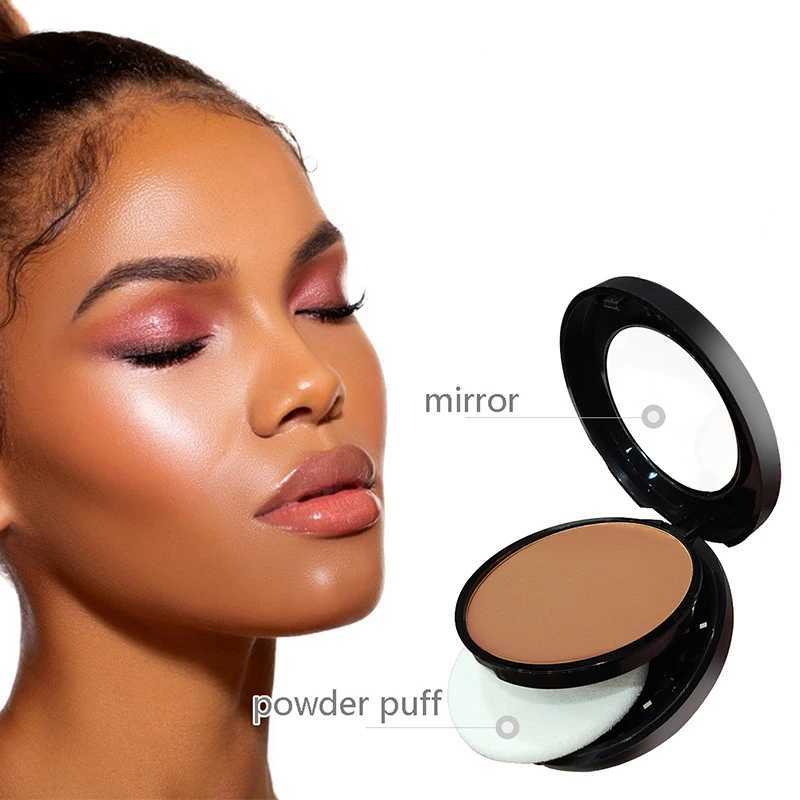 6-color matte surface pressed powder 24h oil control natural powder foundation make-up full coverage waterproof durable makeupXJ250407