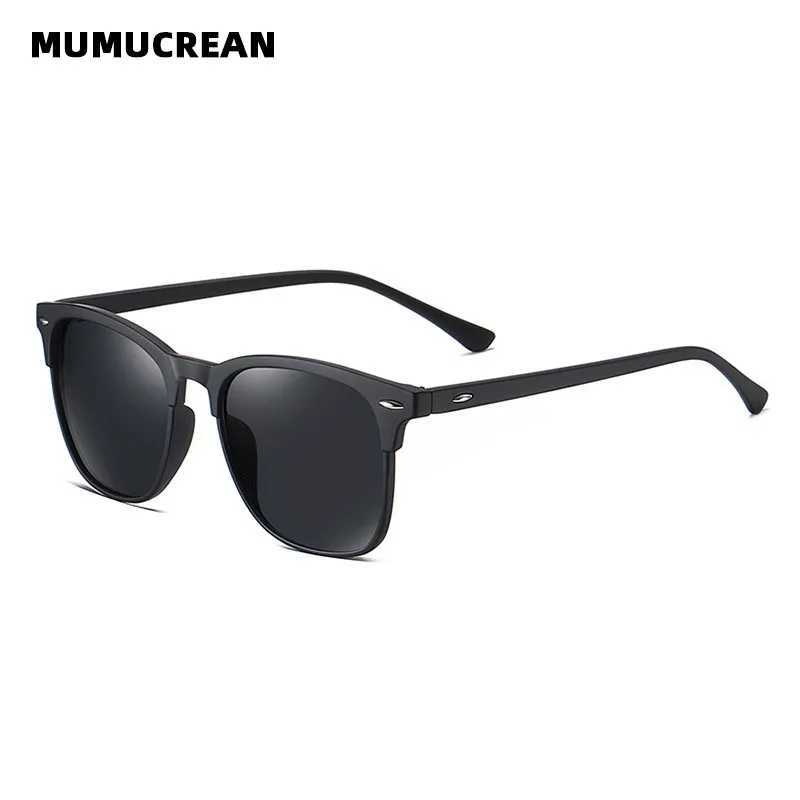 New Polarized Sunglasses Classic Retro Men Sun glasses Outdoor Sunglasses UV400 Plastic Square Trend Shades EyewearC250411