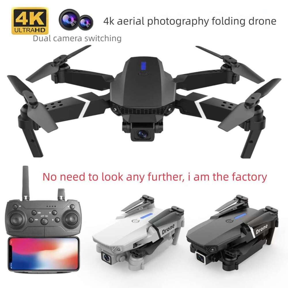 E88 Drone Long Endurance High Definition 8K Aerial Photography Quadcopter Remote Control Aircraft Model Toy