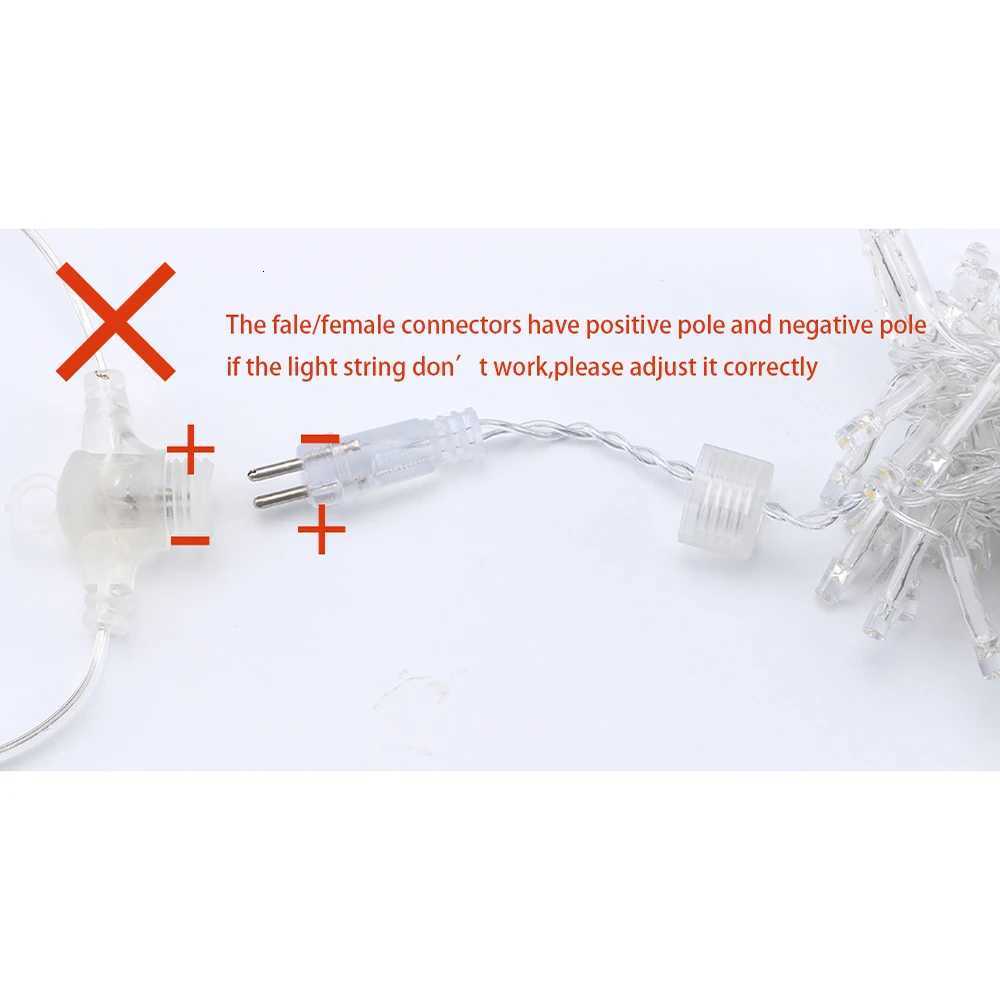 LED String Lights Christmas Garland Led Racimos Fairy Lights For Patio Party Wedding Party Garden Curtain Tree Decoration W251107