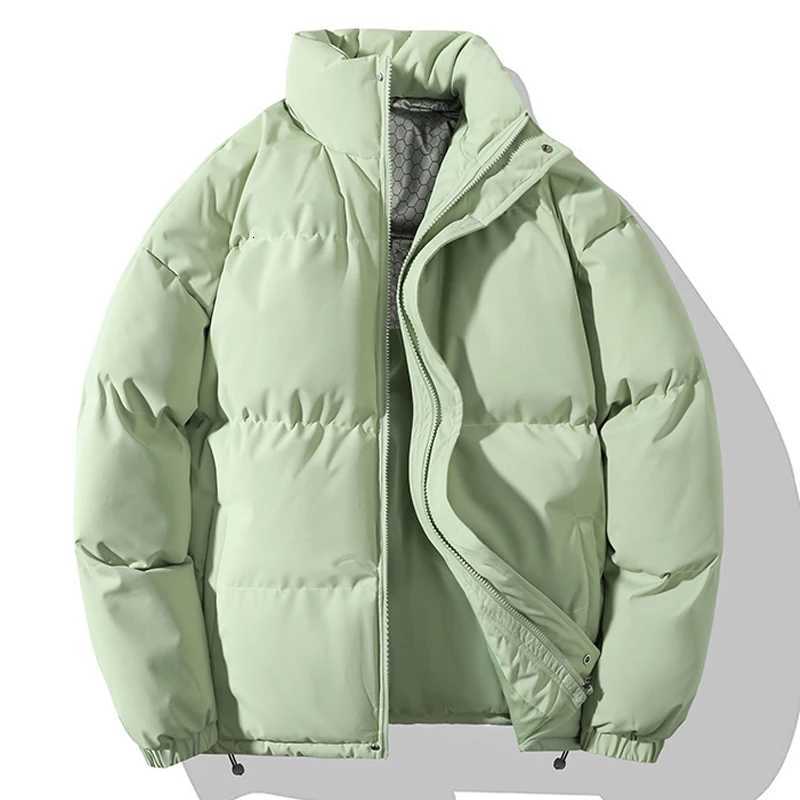 Full Zip Mens Parkas Graphene Puffer Jacket Warm Thick Self Heating Winter Jacket Men Korean Fashion Solid Unisex Coat OutwearT251107