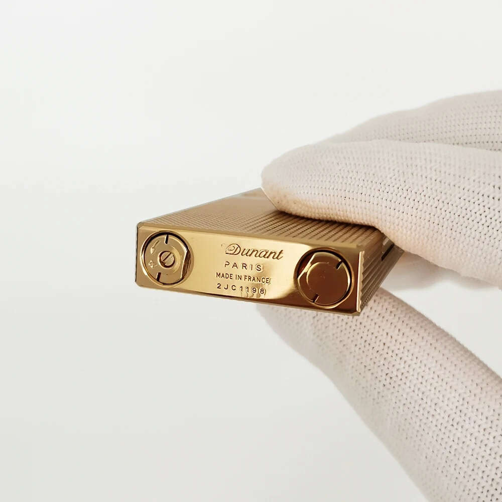 Memorial Lighters Small Lattice Gas Butane Paris Cigarette Lighter Open Sound Smoking Accessory For Father Best Choice Gift High-Quality