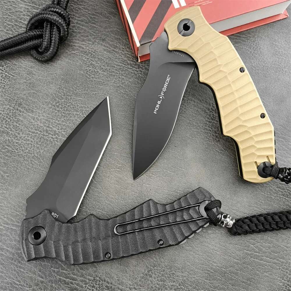 Eent Pohl Force Bd1 Utility Pocket Folding D2 Blade G10 Handle Combat Tactical EDC Knives Outdoor Survival Tool