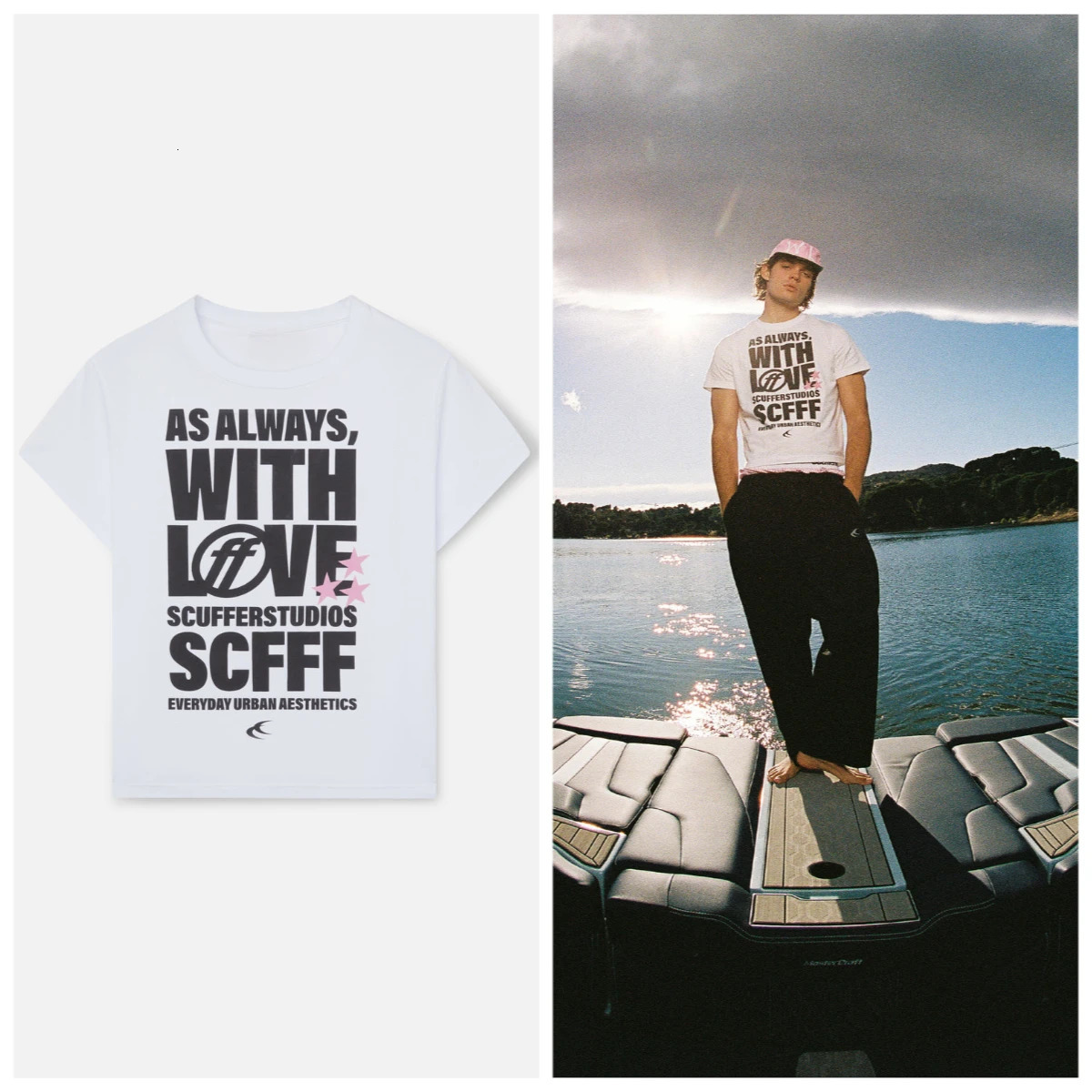 Scuffers Latest styles of clothing cotton streetwear mens holiday casual short sleeved Tshirt loose top 250407