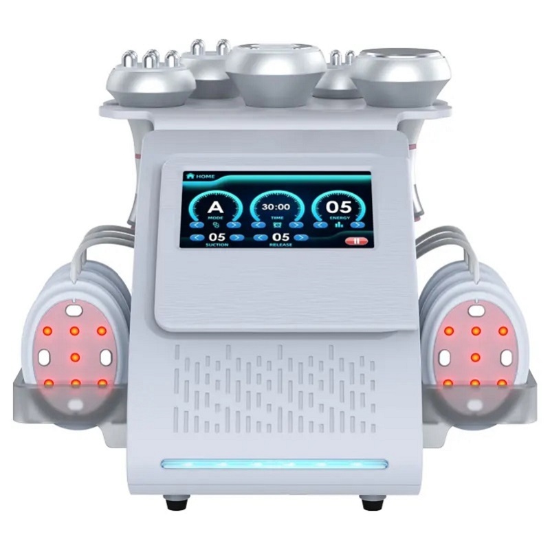 80k 6 in 1 Radiofrequency Skin Tightening Wrinkle Removal Body Contouring S Shape Cavi Machine