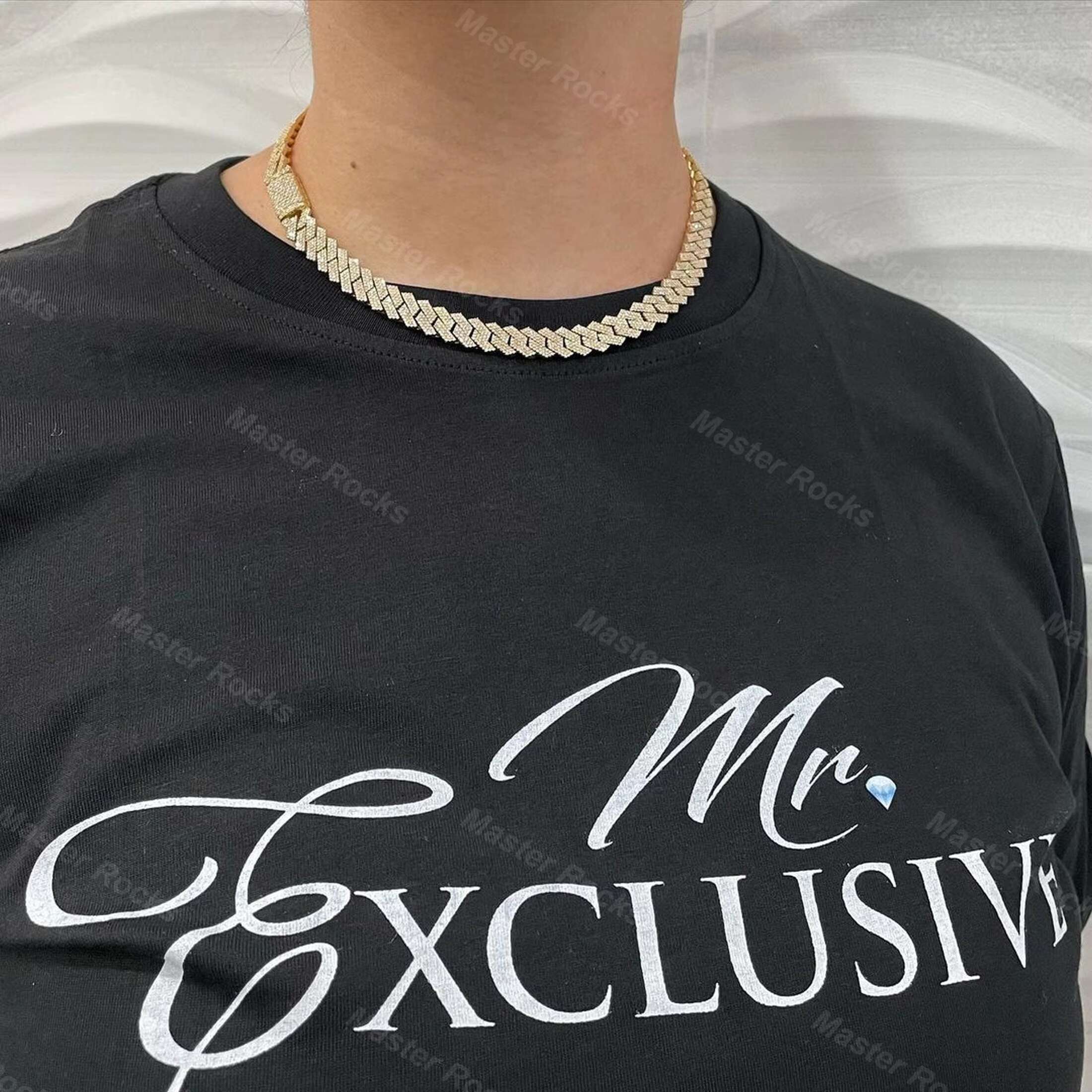 Hotsale 925 Sterling Silver Chain Cuban Link 12mm Three Rows Cuban Prong Set Vvs Moissanite Diamond Iced Out Cuban Link