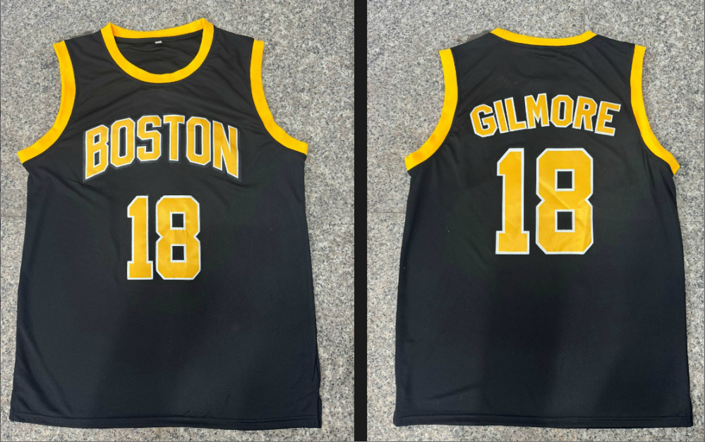 Atormore Happy # 18 Gilmore jersey Boston Adam Sandler 1996 movie basketball sewing S-XXXL, 90S party hip-hop costume