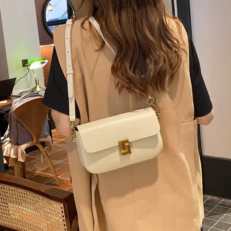 Genuine Leather Womens Underarm Small Square Bag - Summer Lightweight Casual Crossbody Versatile Single-Shoulder BagW251107
