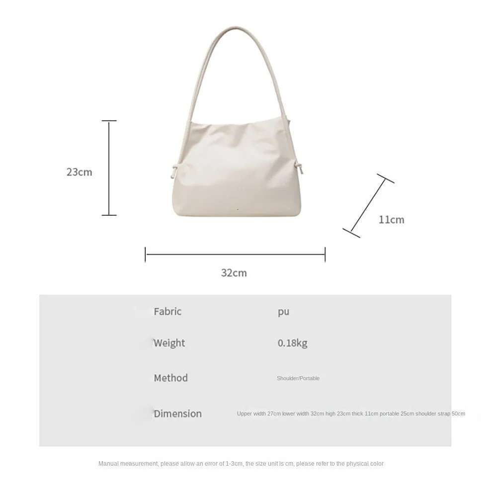 High Capacity Hand Fashion PU Popular Tote Trendy Temperament Shoulder Bag Female