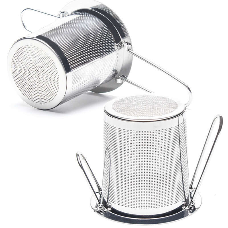 304 Stainless Steel Strainer Folding Double Ear Infuser Accessories Tea Leaf Filter Wholesale