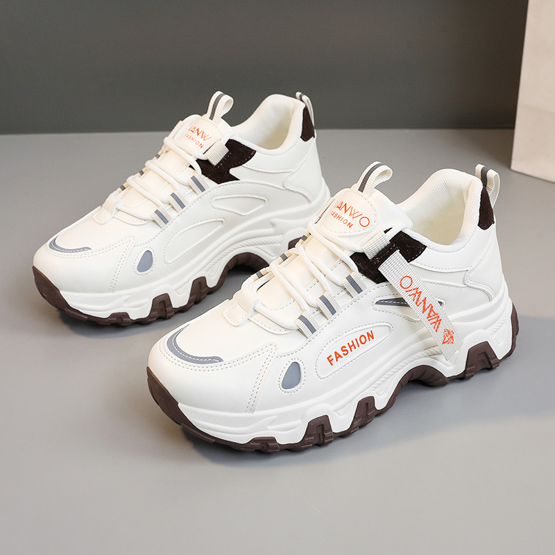 2025 Casual shoes women Dad Shoes fashion comfortable thick soled shoes breathable trendy sports shoes daily outdoor