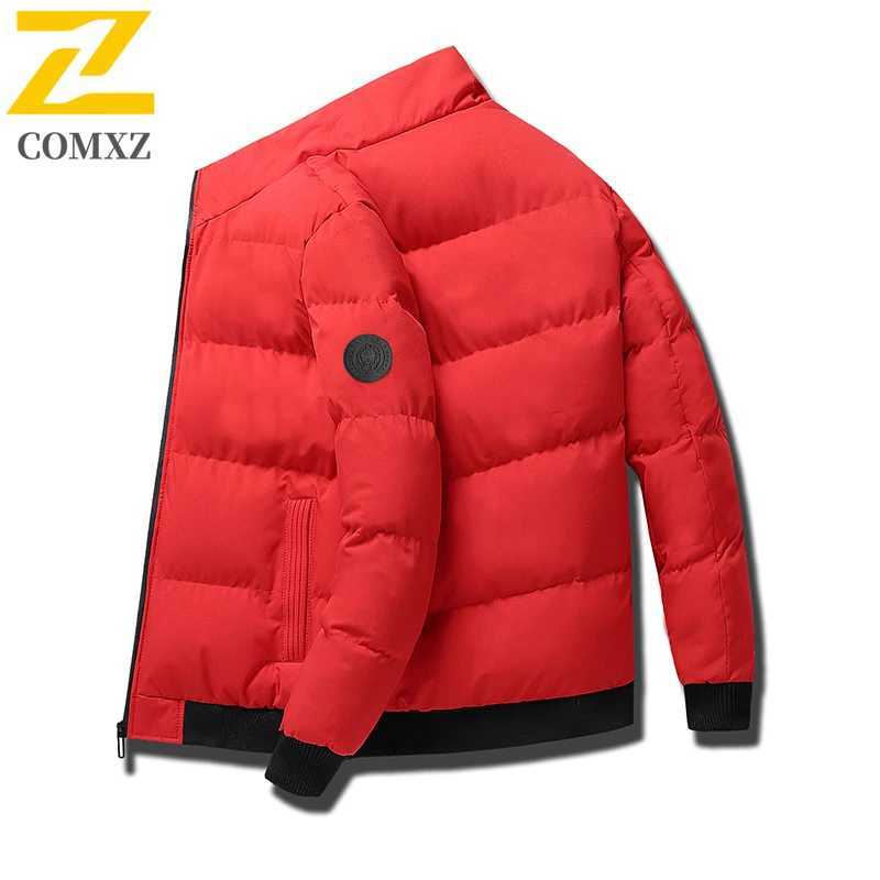Winter High Quality Cotton Coat Black Stand Collar Fashion Epaulets Design Warm Coat Casual Outdoor Work Cold Proof Jacket 5XLT251107