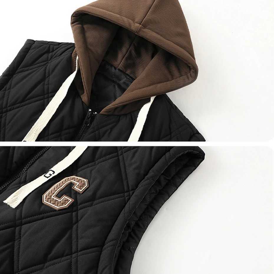 10XL 12XL Plus Size Vests Men Autumn Winter Thick Vest Sleeveless Jacket Male Fashion Casual Hooded Vest Big Size 10XL 12XLT251107