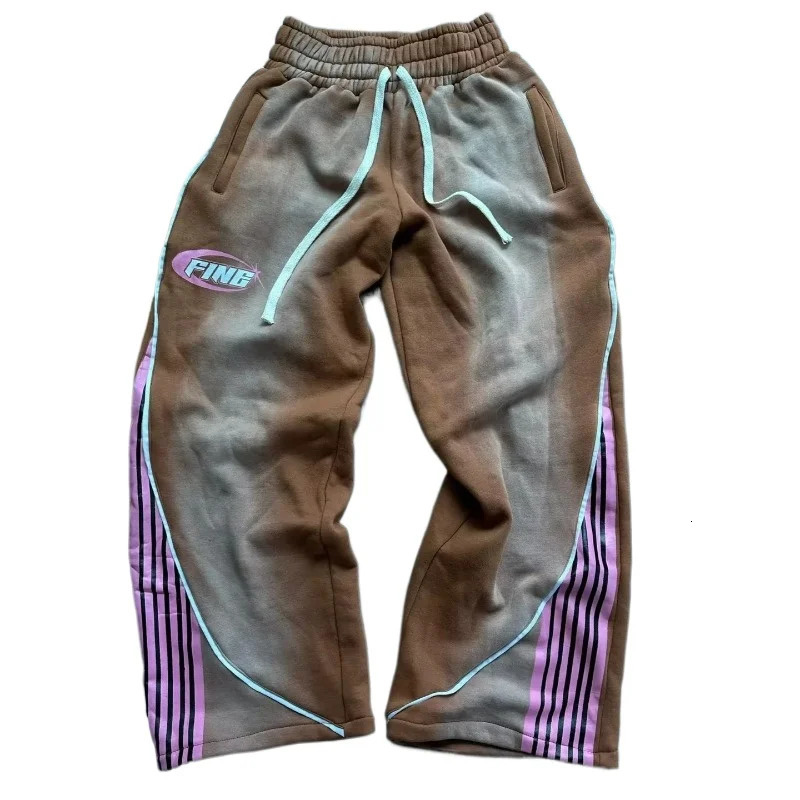 American fashion hiphop clown loose casual pants mens street Y2K retro punk rock wide leg unisex Harajuku sales 250403