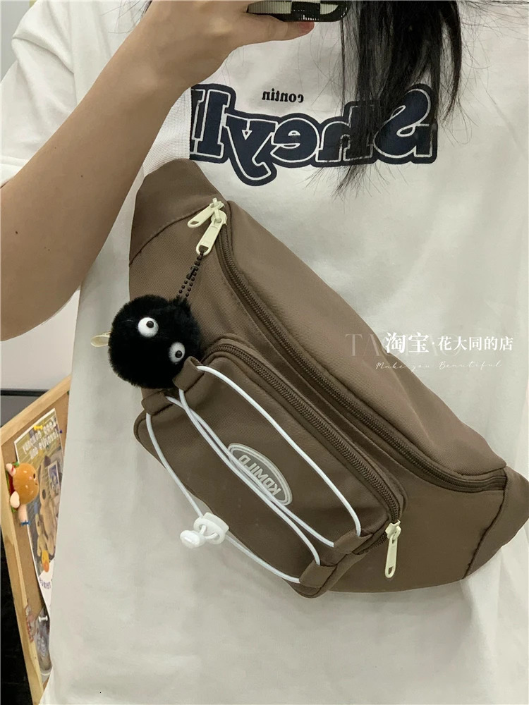 Yong Fashion Neon Green Chest Bag Womens Casual Edition Cross Body Bag Street Fashion Sports Waist Bag Korean Fanny Bag 250402