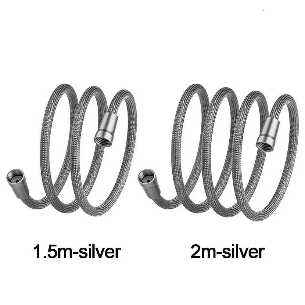 15/2m Handheld Shower Hose Anti Winding Universal Interface Shower Tube ible GI/2 Bath Shower Nylon Pipe Pipes Fittings Y251107