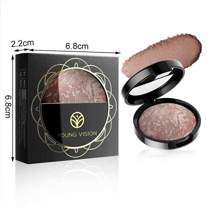 Matte pressed powder base full coverage for 16 hours facial makeup oil control micro light baking powder bright faceXJ250407