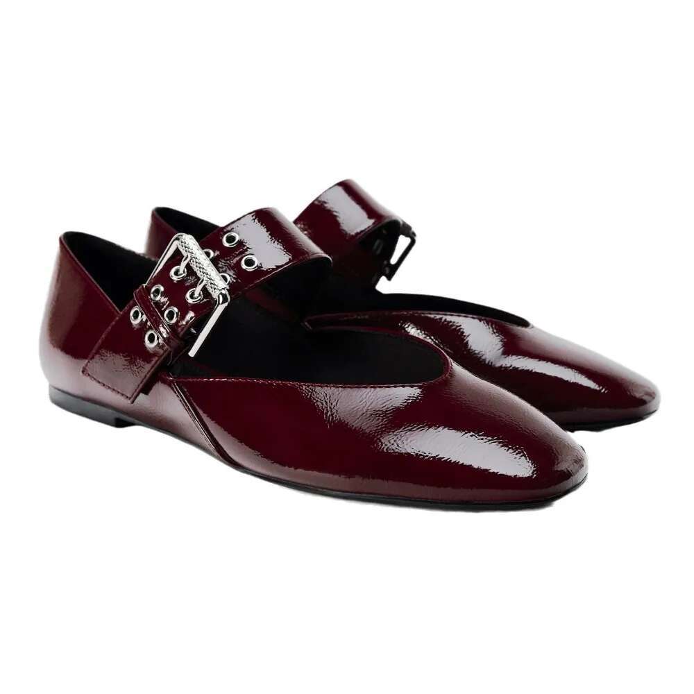 2025 Women Flats Shallow Mouth Autumn Pointed Toe Loafers Ballerinas New Fall Leopard Retro Dress Shoes Atos De Mujer