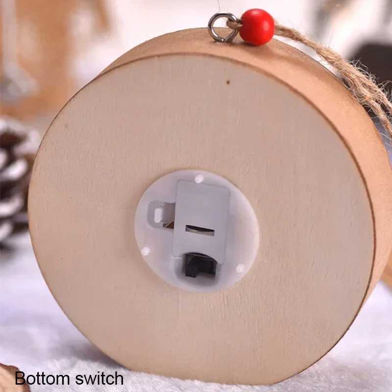 Christmas Decorations LED Night Light Luminous Christmas Tree Pendant Santa Claus Snowman Pendant Ornament Xmas Night Lights W251107