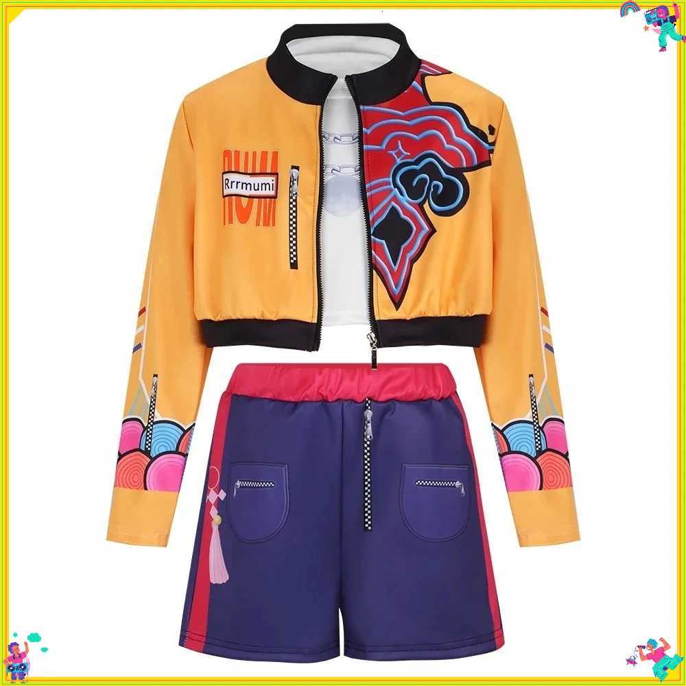 Halloween CHIldren Zoey Mira Rumi Cosplay Costume Carnival K-Pop Hunters girl Group Idol Role Play Dress Up K251107