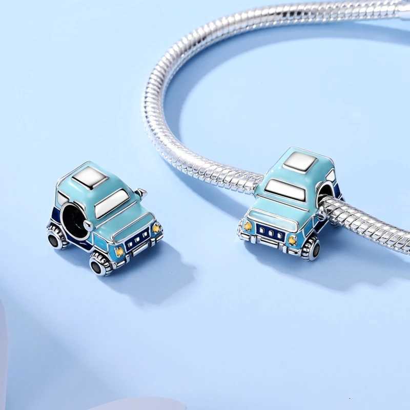 925 Sterling Silver Car Jeep Motorcycle Charms Beads Pendant Jewelry Fit Original 925 Bracelet For Women DIY GiftXJ251107