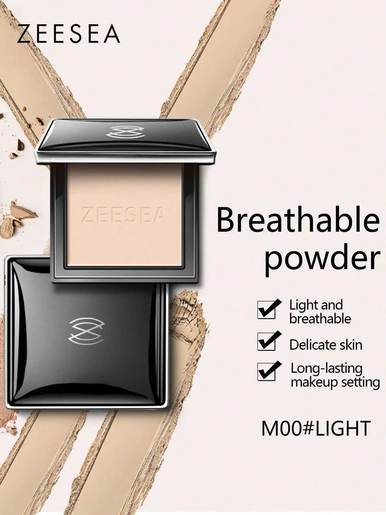 Zeesea Refreshing Silky Powder M00 M01 M02 Womens MakeupXJ250407