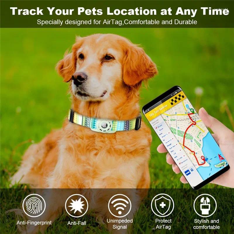 Update Dog Accessories For Apple Airtag Anti-Lost Collar With Air Tag Holder Waterproof Protection Tracker Case Find Cat